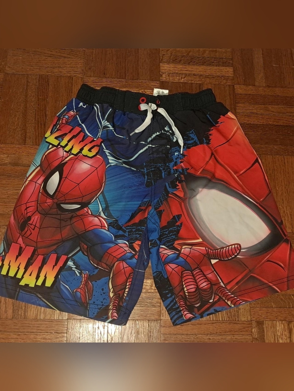 Marvel Spider-Man Kids Swim Trunks Size 10/12